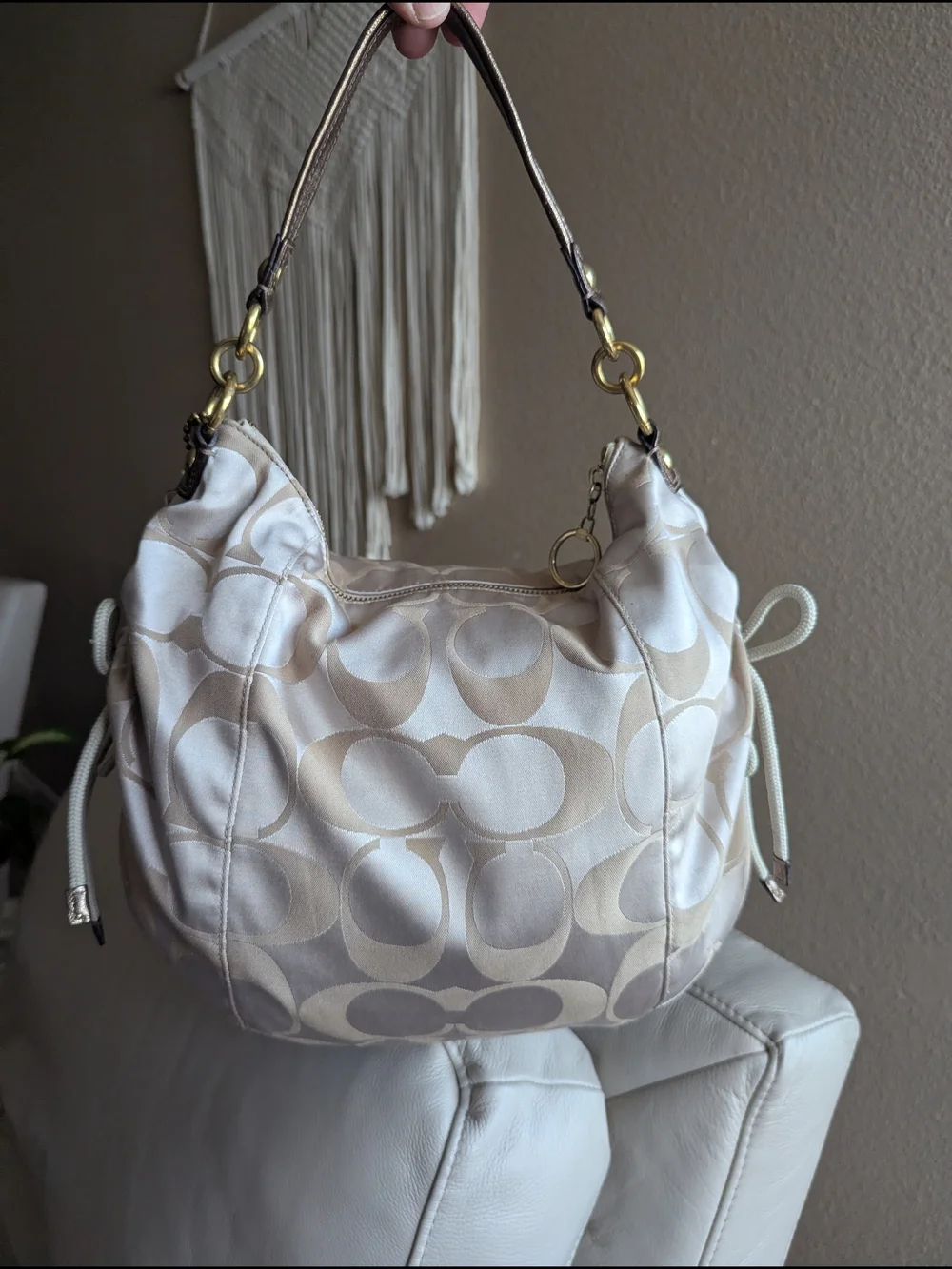vintage Coach Poppy.Signature Sateen
